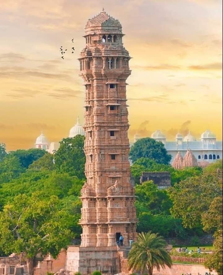 Tower Of Victory (Vijay Stambh) at Chittorgarh Fort