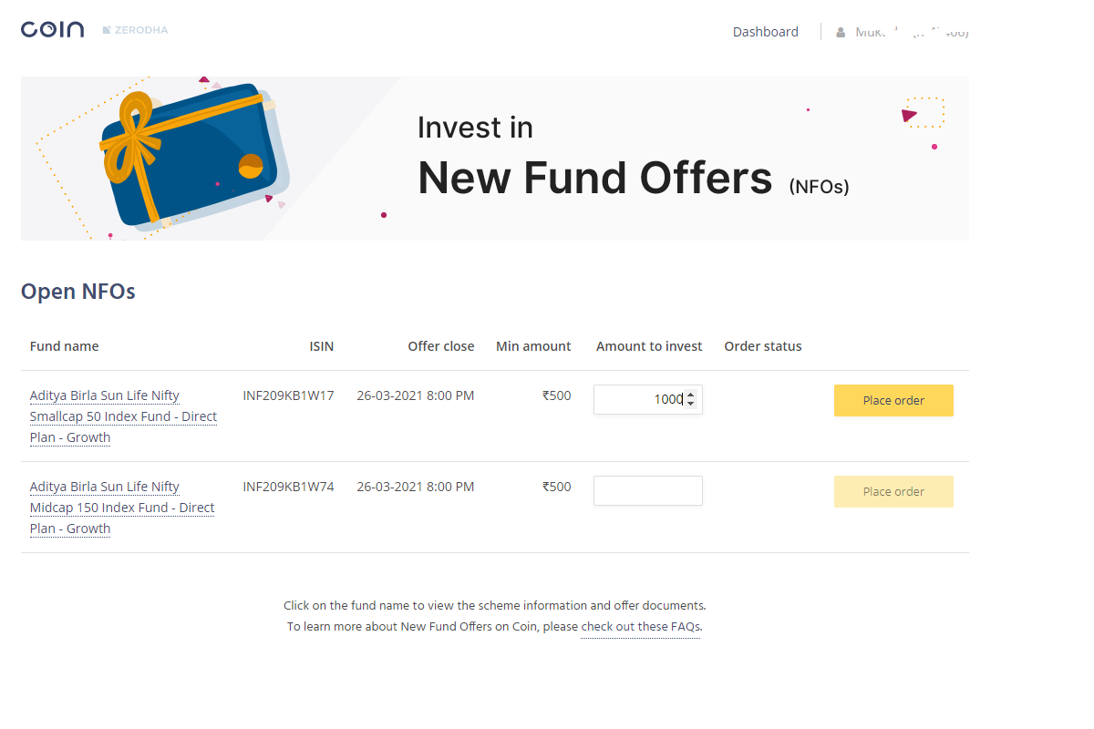 Zerodha NFO Explained - Means, Steps to Apply and Charges